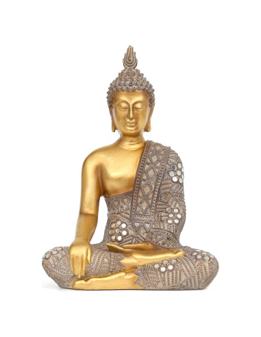 Estatua de Buda Dorada 26.4 cm - Decoración Zen para Hogar