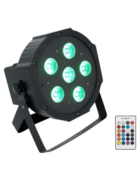 Luz de Lavado Rockville PAR 61 RGBWA+UV Recargable