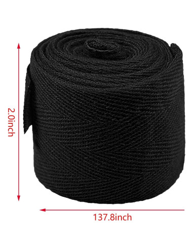 Envolturas de Mano para Boxeo Starsouce 3.5m Algodón Negro
