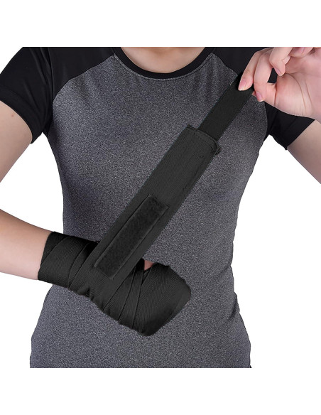 Envolturas de Mano para Boxeo Starsouce 3.5m Algodón Negro