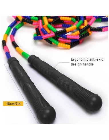 Cuerda de Salto Doble Dutch Coolrunner 4.88m 2 Pack con Perlas