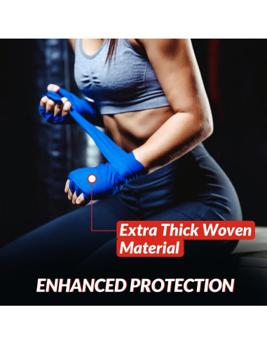 Envolturas de Mano DEFY 180 cm Elásticas Boxeo MMA Unisex
