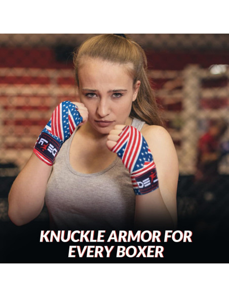 Envolturas de Mano DEFY 180 cm Elásticas Boxeo MMA Unisex