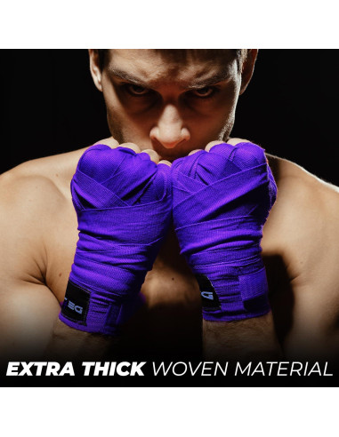 Envolturas de Mano DEFY 180 cm Elásticas Boxeo MMA Unisex