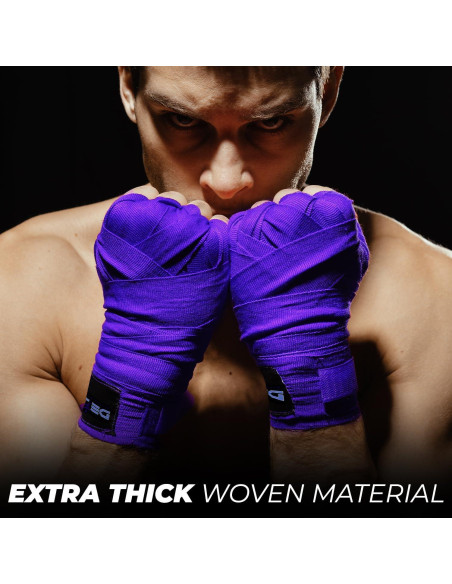 Envolturas de Mano DEFY 180 cm Elásticas Boxeo MMA Unisex