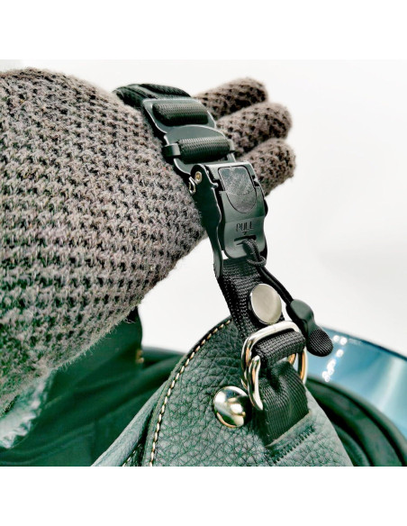 Kit de hebilla de liberación rápida ZYRELYNX para casco negro