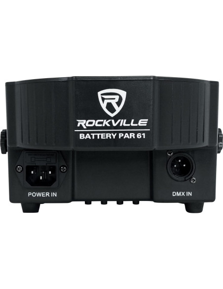 Luz de Lavado Rockville PAR 61 RGBWA+UV Recargable