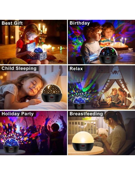 Proyector de Luz Nocturna DCAUT Batman 360 con Temporizador