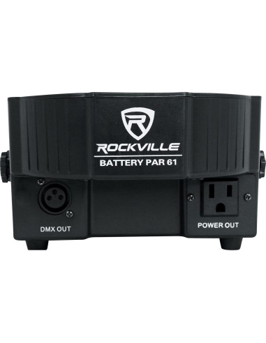 Luz de Lavado Rockville PAR 61 RGBWA+UV Recargable