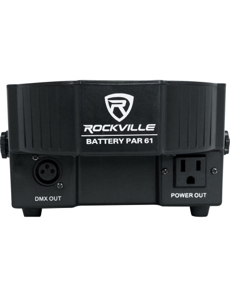 Luz de Lavado Rockville PAR 61 RGBWA+UV Recargable