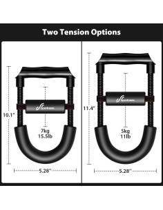 Fortalecedor de Muñeca Sportneer 5 kg Ajustable 29 cm 2