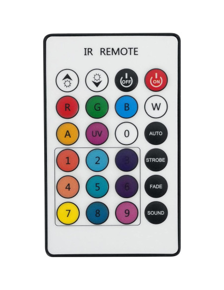 Luz de Lavado Rockville PAR 61 RGBWA+UV Recargable