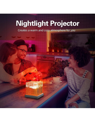 Proyector de Luz Aurora WRRLIGHT con 16 Colores y Control Remoto
