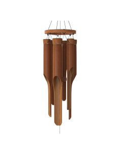 Campana de Viento de Bambú Nalulu Clásica Pequeña 88.9 cm