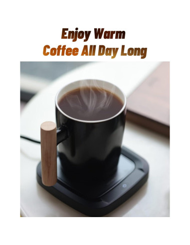 Juego de Taza Calentadora HOWAY 410ml Control Táctil