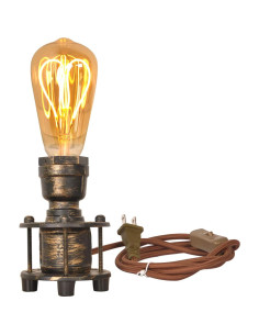 Base de Lámpara de Mesa Vintage JUNOLUX E26 Latón 13.2cm 2