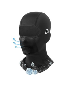 Balaclava Refrescante UV para Motocicleta y Esquí - Negra