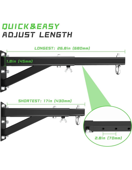 Soporte de Pared Eapele para Bolsa Pesada Ajustable 226.8 kg