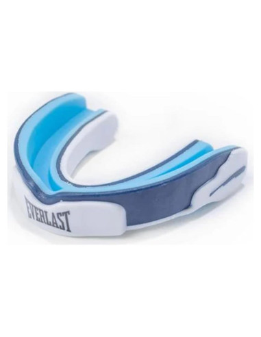 Protector Bucal Everlast EverGel Triple Capa Azul/Negro