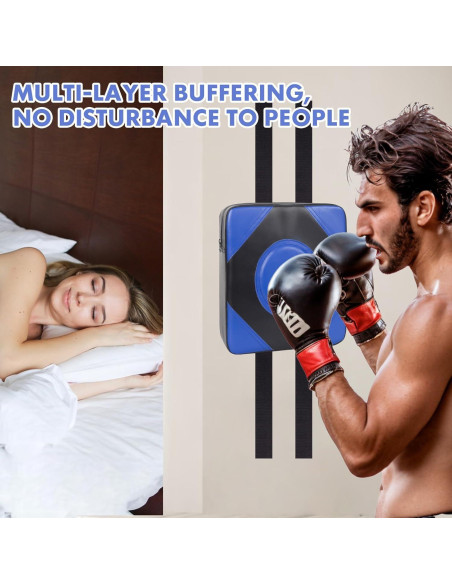 Almohadilla de Boxeo LuiceABC 30x30cm Ajustable para Pared
