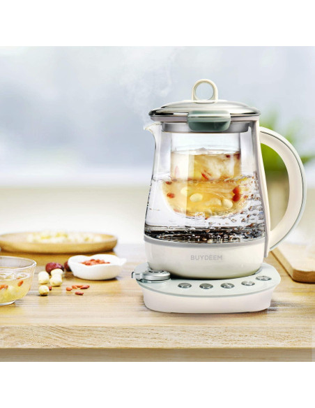 Hervidor BUYDEEM K2683 9-en-1 1.5L Acero Inoxidable Azul