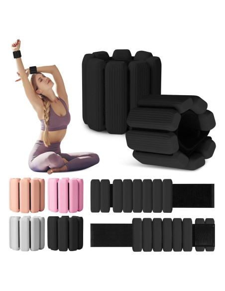 Conjunto de Pesas Ajustables Teikugv para Muñeca y Tobillo 0.9kg