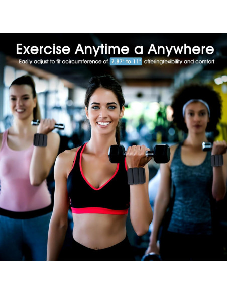 Conjunto de Pesas Ajustables Teikugv para Muñeca y Tobillo 0.9kg