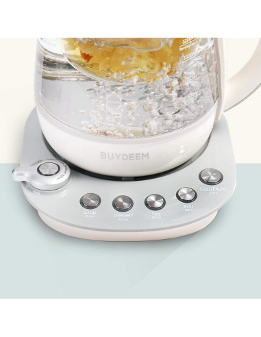 Hervidor BUYDEEM K2683 9-en-1 1.5L Acero Inoxidable Azul