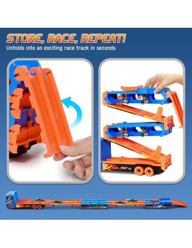 Juego de Pistas de Carreras BAKAM para Niños 3 a 6 Años