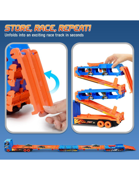 Juego de Pistas de Carreras BAKAM para Niños 3 a 6 Años