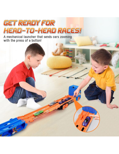 Juego de Pistas de Carreras BAKAM para Niños 3 a 6 Años