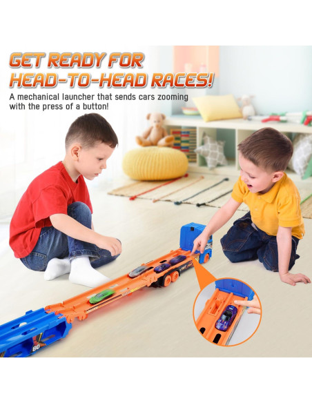 Juego de Pistas de Carreras BAKAM para Niños 3 a 6 Años