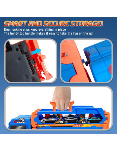 Juego de Pistas de Carreras BAKAM para Niños 3 a 6 Años