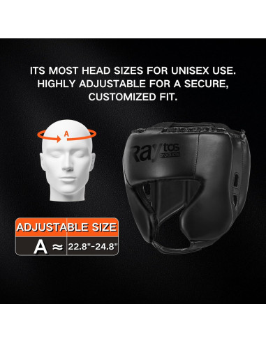 Casco de Boxeo Raytos RY-HT10 Unisex 210g PU Visión 180