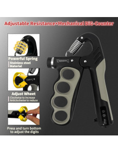 Entrenador de Fuerza de Agarre Senston 5-100kg Ajustable 2