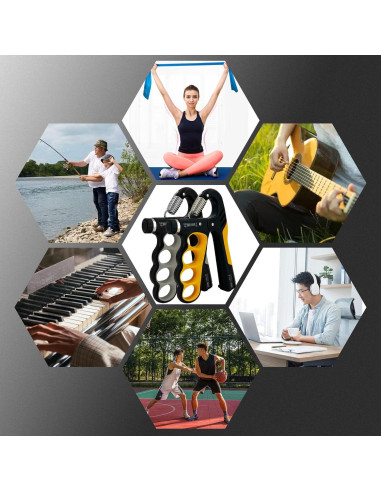 Entrenador de Fuerza de Agarre Senston 5-100kg Ajustable