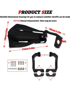 Guardas de Mano Universales XINGWU para Motocicleta 22mm 2