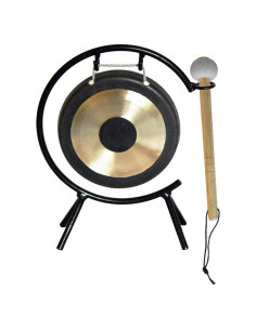 Gong Mini Chau 15 cm Arborea con Soporte y Mazo de Bronce