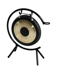 Gong Mini Chau 15 cm Arborea con Soporte y Mazo de Bronce 2