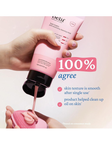 Mascarilla Limpiadora belif Super Knights 148.83 ml - 2 en 1