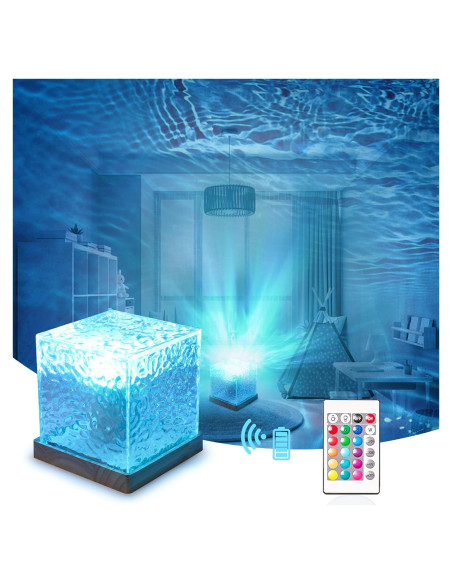Proyector de Luz Oceánica RICHMYC 16 Colores Control Remoto
