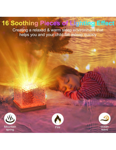 Proyector de Luz Oceánica RICHMYC 16 Colores Control Remoto