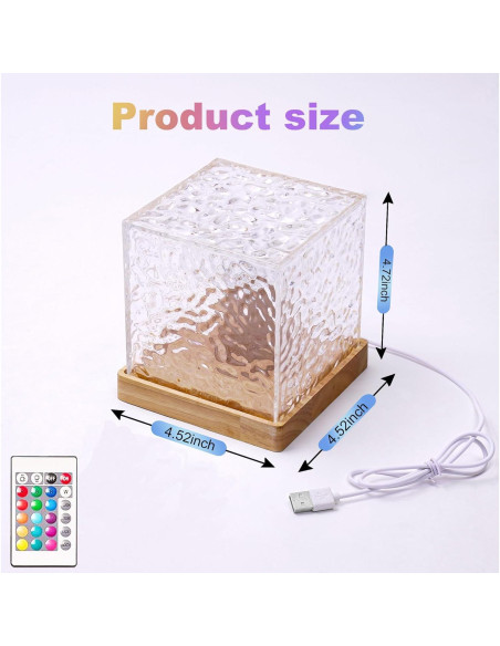 Proyector de Luz Oceánica RICHMYC 16 Colores Control Remoto