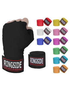 Envolturas de Mano Ringside Estilo Mexicano 457 cm Negro