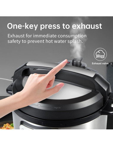 Olla de Presión Eléctrica KINGBULL 12 en 1 5.68L Antiadherente