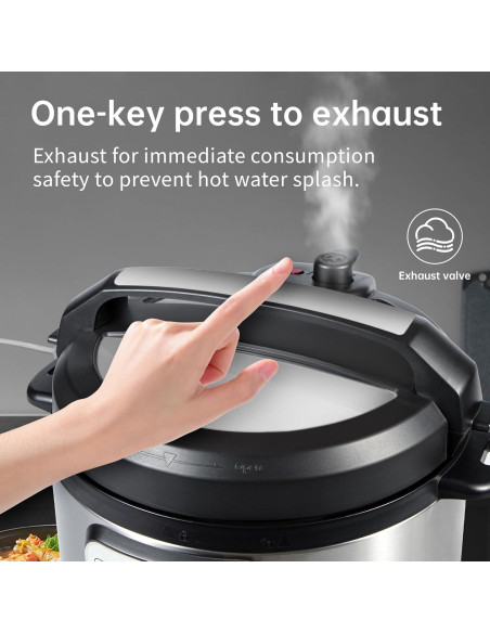 Olla de Presión Eléctrica KINGBULL 12 en 1 5.68L Antiadherente