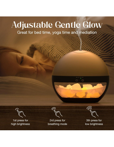 Difusor de Aceite Esencial Ultrasonico Salubrito 100ml Oro