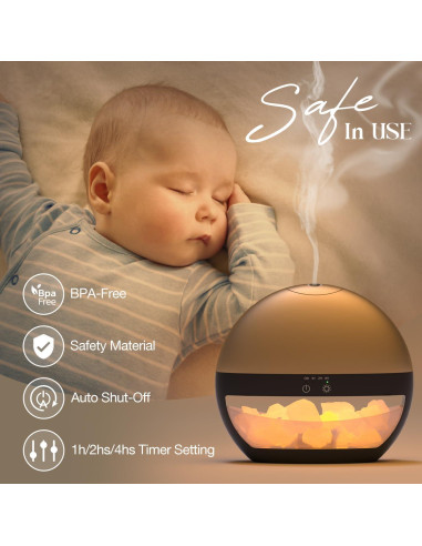 Difusor de Aceite Esencial Ultrasonico Salubrito 100ml Oro