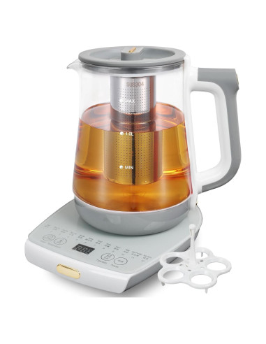 Hervidor Eléctrico Cglightwsparkle 1.8L con Infusor y 12 Funciones