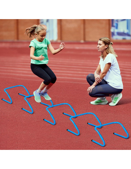 Set de Entrenamiento de Velocidad y Agilidad SMTPDT - 5 Vallas y Escalera 6.1m